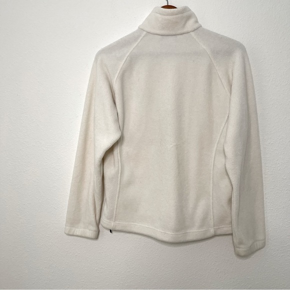 Columbia Women Benton Springs Full Zip Fleece Jacket Off white size M - Picture 8 of 10